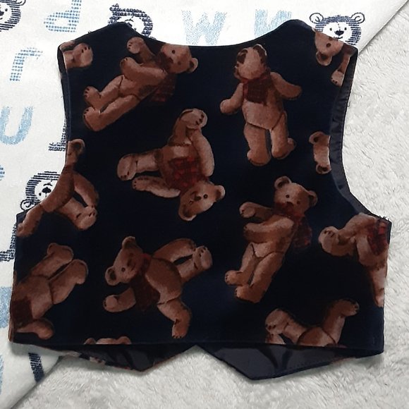 ❄️ 12m  | "Teddy Bear" Vest - Picture 2 of 3